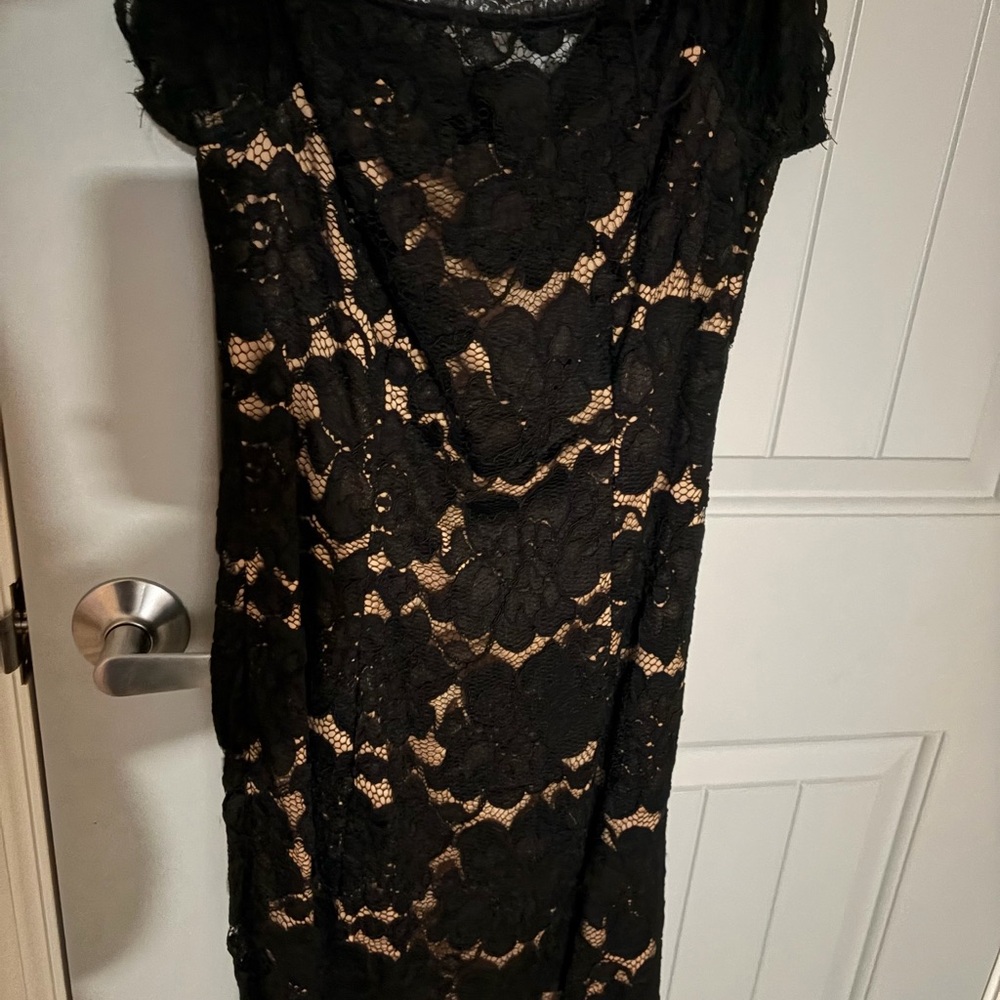 Elegant Black Lace Dress